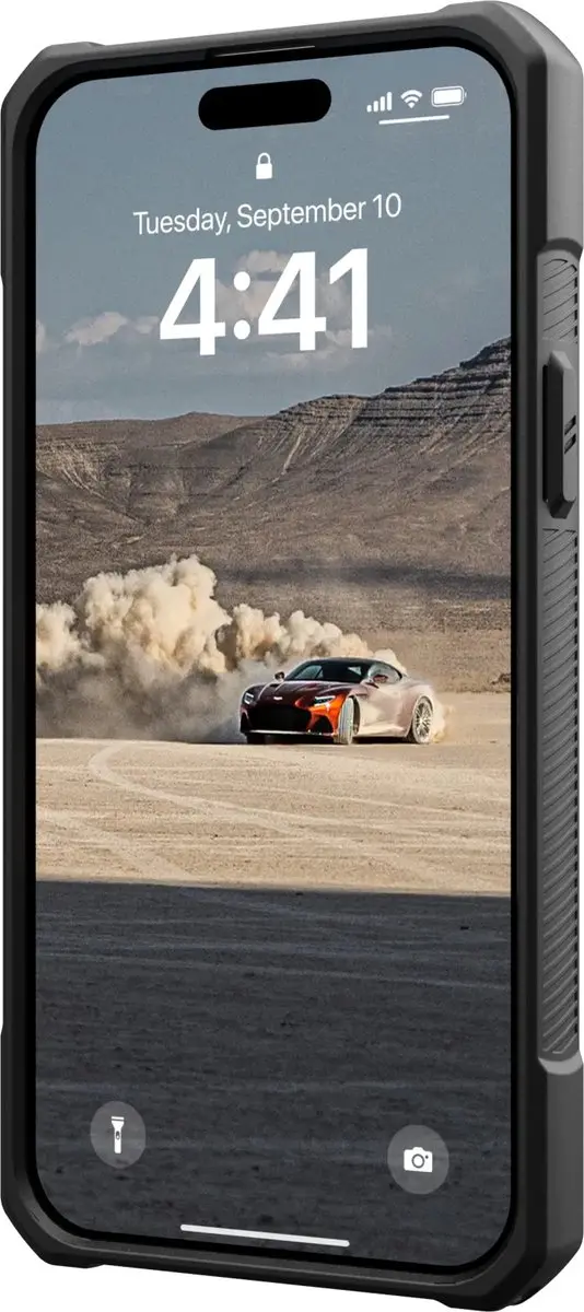 Urban Armor Gear Monarch Hoesje 114309113940 - iPhone 15 Plus - Zwart - afbeelding 3 van 6
