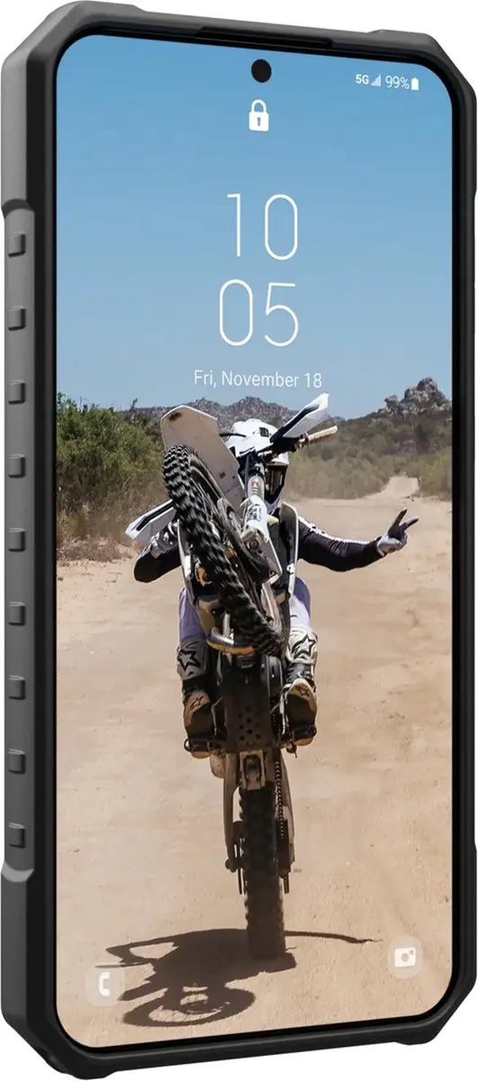 Urban Armor Gear Pathfinder Hoesje 214410114343 - Samsung Galaxy S23 FE - Grijs/Transparant - afbeelding 5 van 6