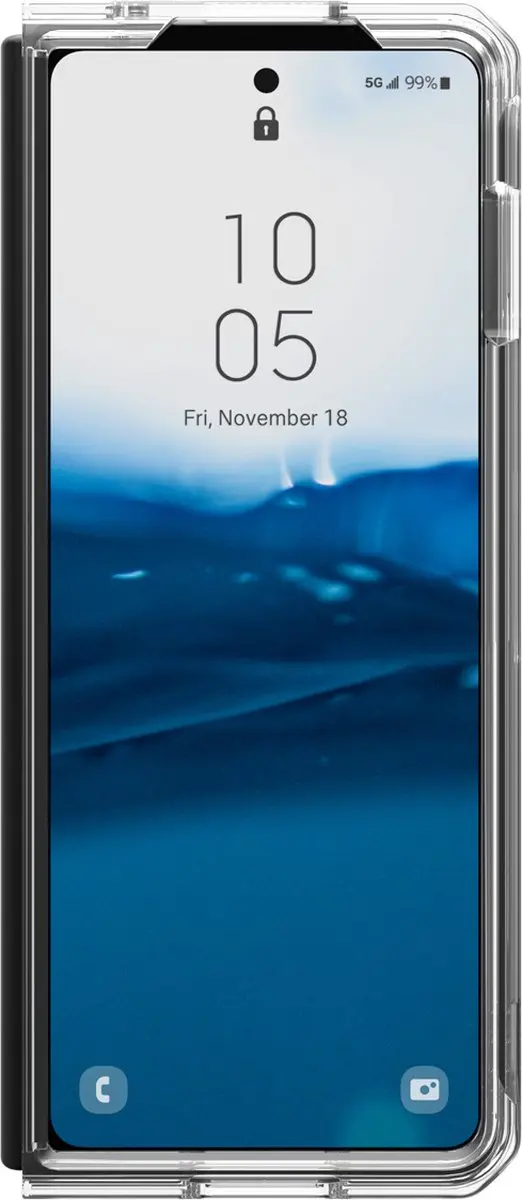 Urban Armor Gear Plyo 214356114343 Hoesje - Samsung Galaxy Z Fold 5 - Transparant - afbeelding 6 van 6
