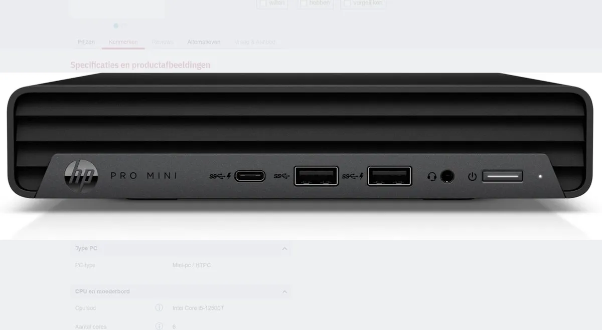 HP Pro Mini 400 G9 Intel Core i7-14700T