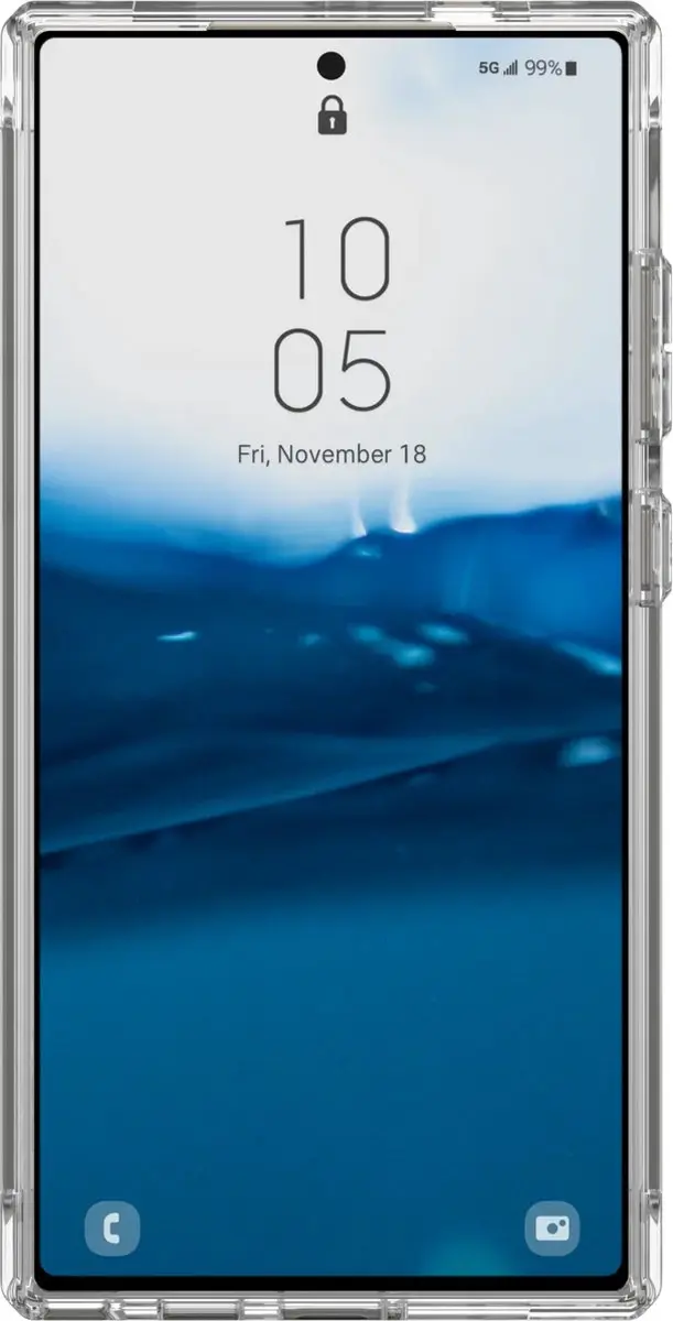 Urban Armor Gear Plyo Hoesje 214432114343 - Samsung Galaxy S24 Ultra - Grijs/Transparant - afbeelding 4 van 6