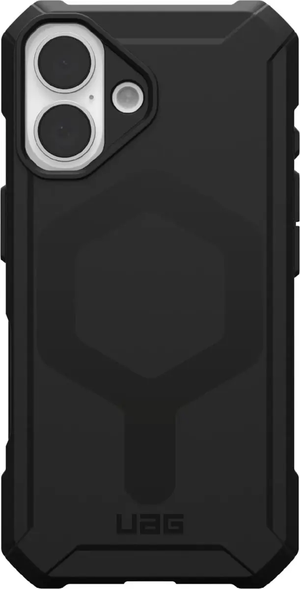 Urban Armor Gear Essential Armor Hoesje iPhone 16 - Zwart - 114450114040 - afbeelding 2 van 6