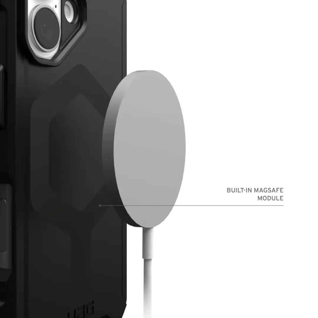 Urban Armor Gear Essential Armor Hoesje iPhone 16 - Zwart - 114450114040 - afbeelding 5 van 6