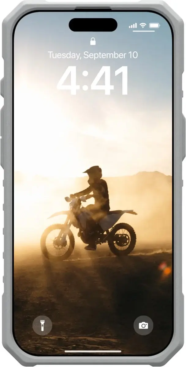 Urban Armor Gear Pathfinder Mag iPhone 16 Pro Hoesje - 114464118181 - Transparant/Neon - afbeelding 4 van 6