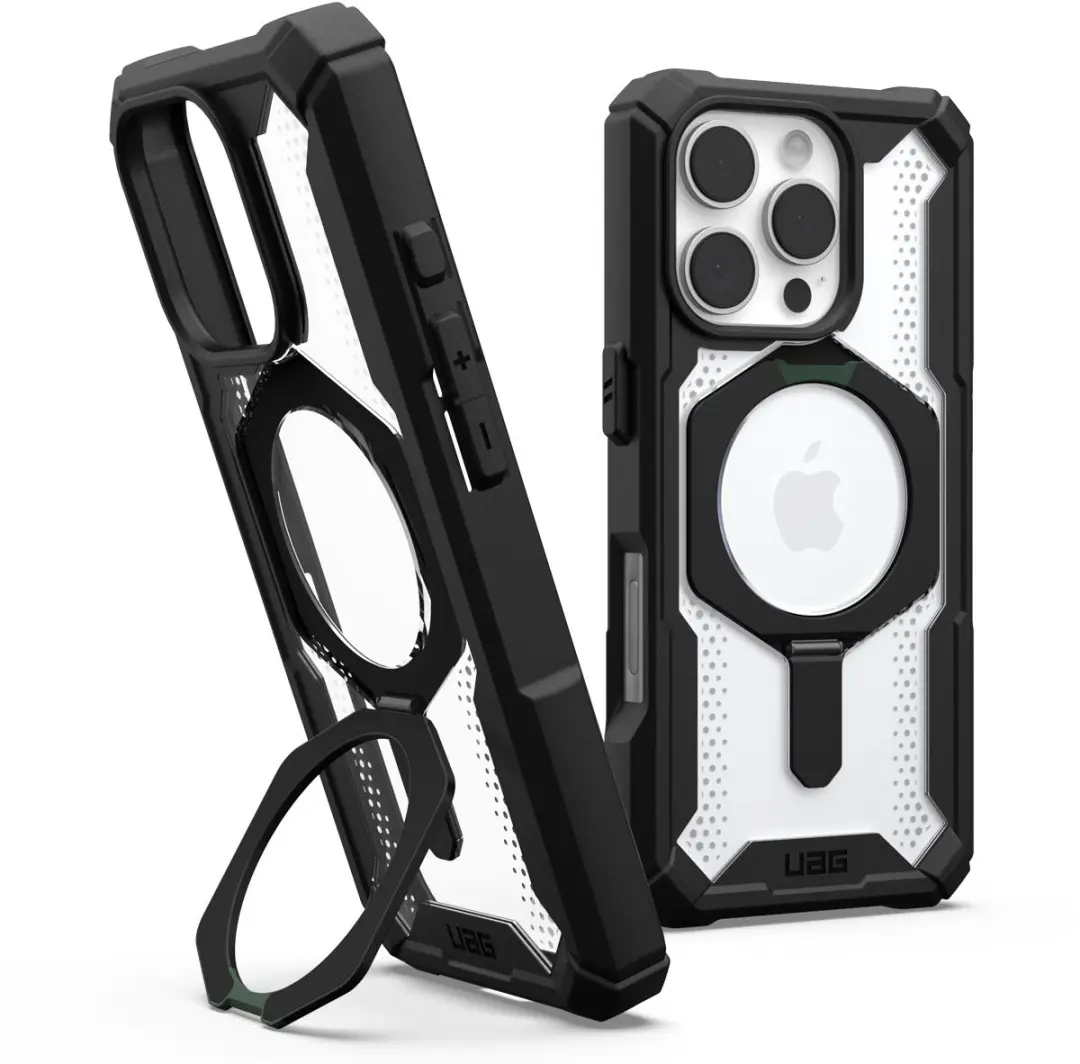 Urban Armor Gear Plasma XTE Mag Hoesje iPhone 16 Pro - 11447411404G - Black/Clear - afbeelding 2 van 6