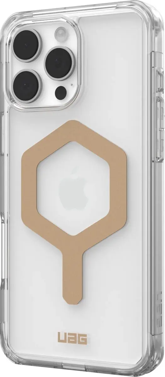 Urban Armor Gear Plyo Hoesje iPhone 16 Pro Max - Ice Goud - 114481114381 - afbeelding 2 van 6