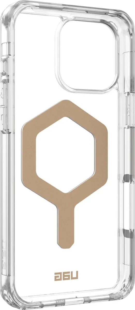 Urban Armor Gear Plyo Hoesje iPhone 16 Pro Max - Ice Goud - 114481114381 - afbeelding 3 van 6