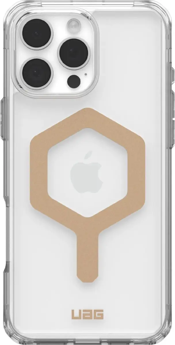 Urban Armor Gear Plyo Hoesje iPhone 16 Pro Max - Ice Goud - 114481114381 - afbeelding 6 van 6
