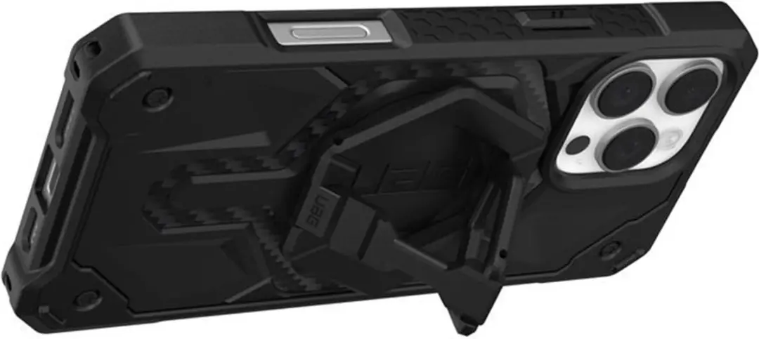 Urban Armor Gear Monarch Pro iPhone 16 Pro Max Hoesje - Zwart - afbeelding 4 van 6