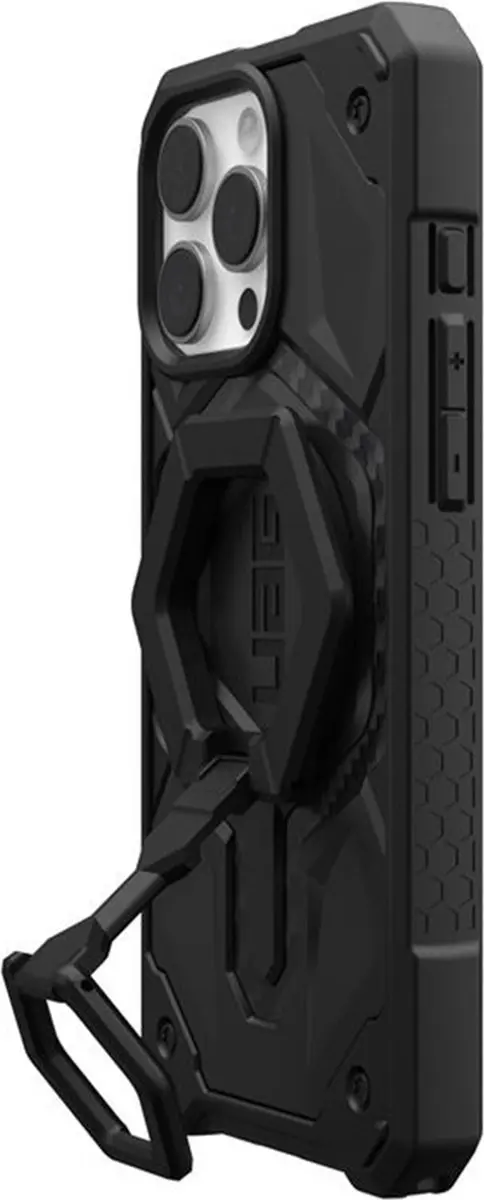 Urban Armor Gear Monarch Pro iPhone 16 Pro Max Hoesje - Zwart - afbeelding 5 van 6