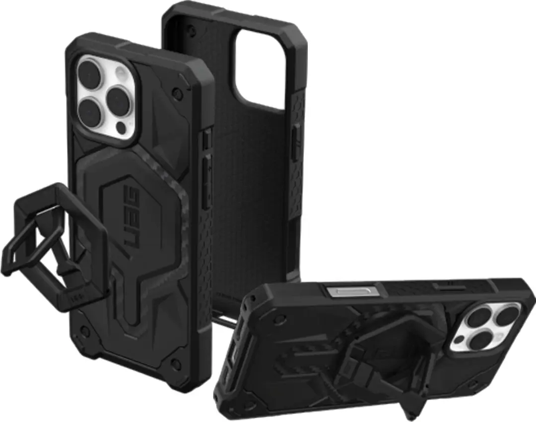 Urban Armor Gear Monarch Pro iPhone 16 Pro Max Hoesje - Zwart - afbeelding 2 van 6