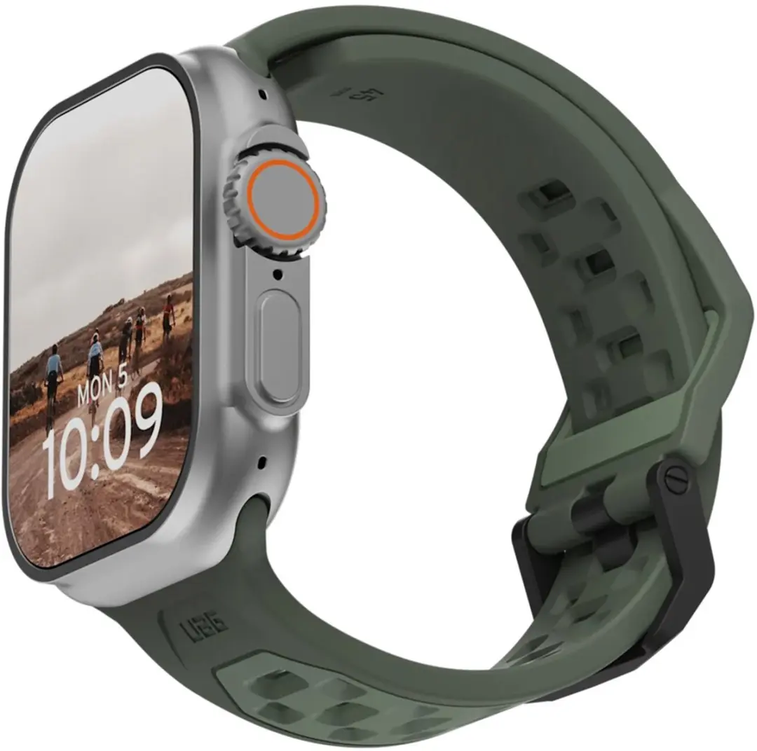 Urban Armor Gear Civilian Strap Apple Watch - 44/45/46/49mm - Olive Drab - afbeelding 2 van 6