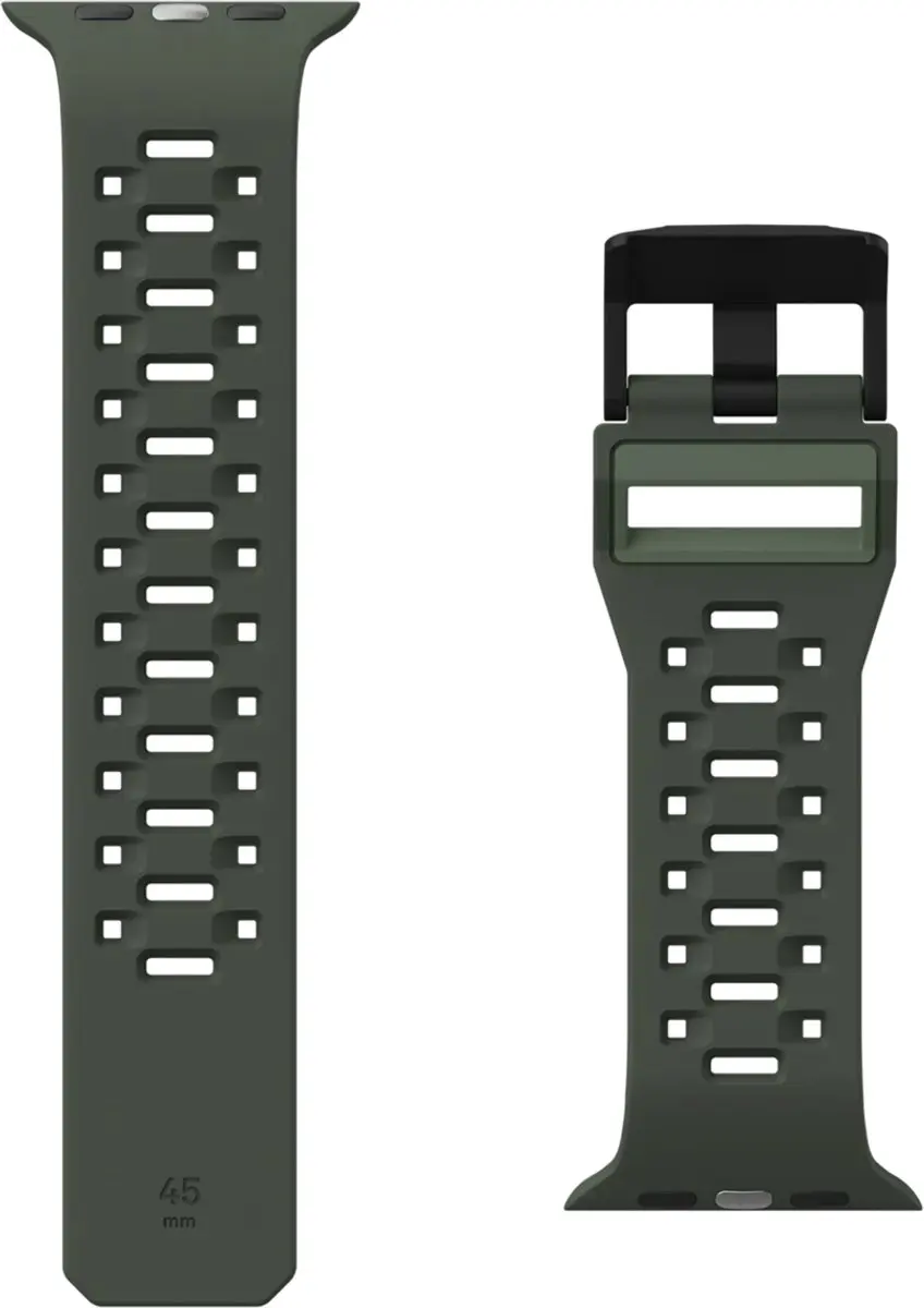 Urban Armor Gear Civilian Strap Apple Watch - 44/45/46/49mm - Olive Drab - afbeelding 5 van 6