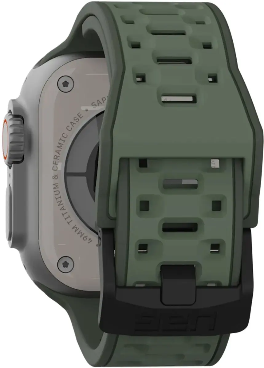 Urban Armor Gear Civilian Strap Apple Watch - 44/45/46/49mm - Olive Drab - afbeelding 3 van 6