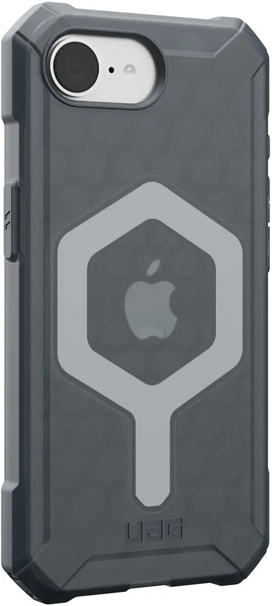 Urban Armor Gear Essential Armor Magafe iPhone 16e Hoesje - Grijs - afbeelding 4 van 6