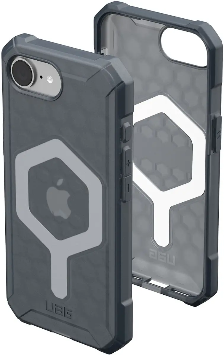 Urban Armor Gear Essential Armor Magafe iPhone 16e Hoesje - Grijs - afbeelding 6 van 6
