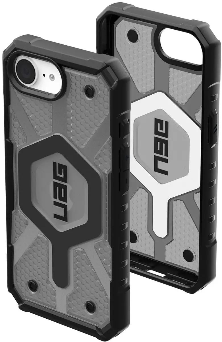 Urban Armor Gear Pathfinder Clear Mag iPhone 16e Hoesje - 114498113131 - Grijs - afbeelding 6 van 6
