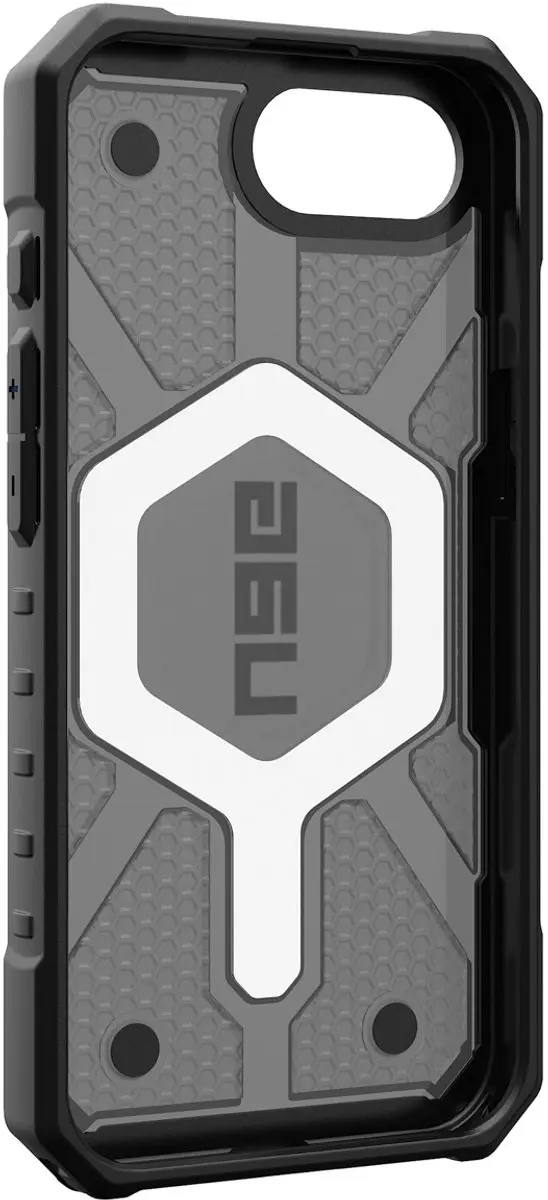 Urban Armor Gear Pathfinder Clear Mag iPhone 16e Hoesje - 114498113131 - Grijs - afbeelding 3 van 6