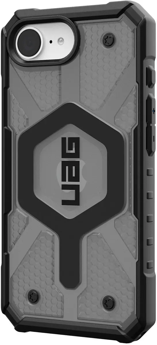 Urban Armor Gear Pathfinder Clear Mag iPhone 16e Hoesje - 114498113131 - Grijs - afbeelding 2 van 6