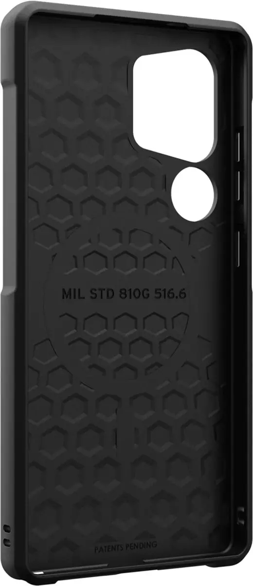 Urban Armor Gear Metropolis LT Backcover - Samsung Galaxy S25 Ultra - Micro Hex Camo - Grijs - afbeelding 5 van 6