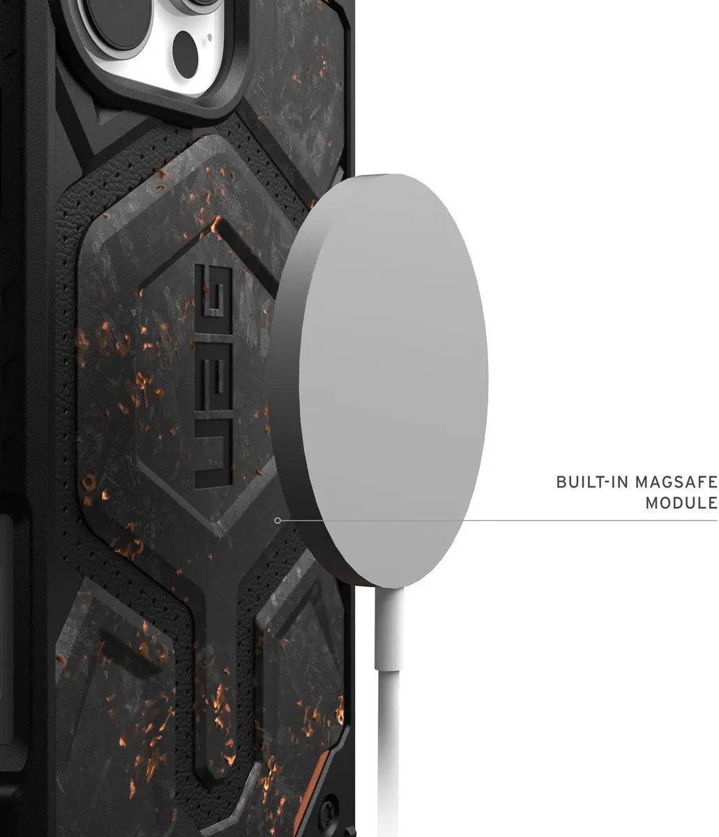 Urban Armor Gear Monarch Pro 114457114FCU Backcover - iPhone 16 Pro Max - Zwart - afbeelding 5 van 6