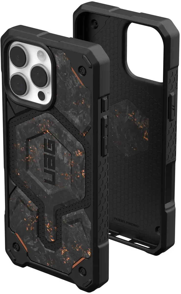 Urban Armor Gear Monarch Pro 114457114FCU Backcover - iPhone 16 Pro Max - Zwart - afbeelding 6 van 6