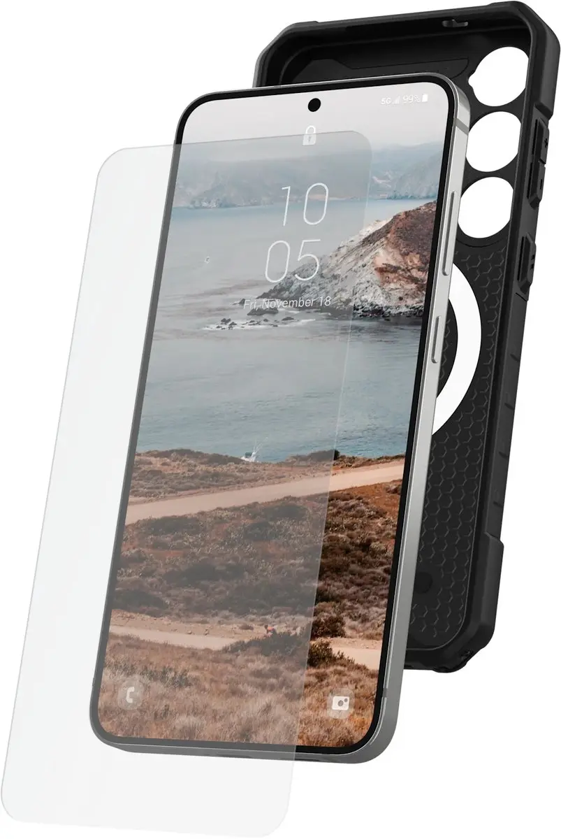Urban Armor Gear Shield Plus Screenprotector Samsung Galaxy S25 Plus - afbeelding 5 van 6