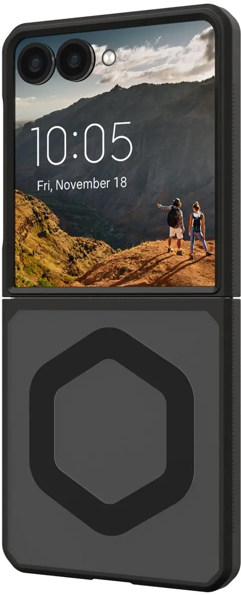 Urban Armor Gear Mouve Backcover Samsung Galaxy Z Flip 7 - Ash - 214504113131 - afbeelding 3 van 6