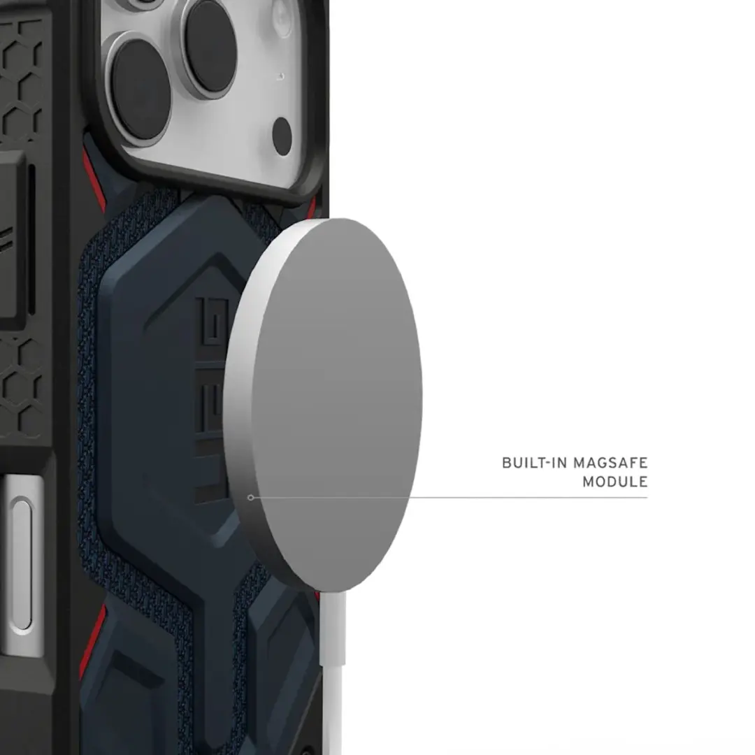 Urban Armor Gear Monarch Pro Case iPhone 17 Pro - Zwart - 840283922022 - afbeelding 5 van 6