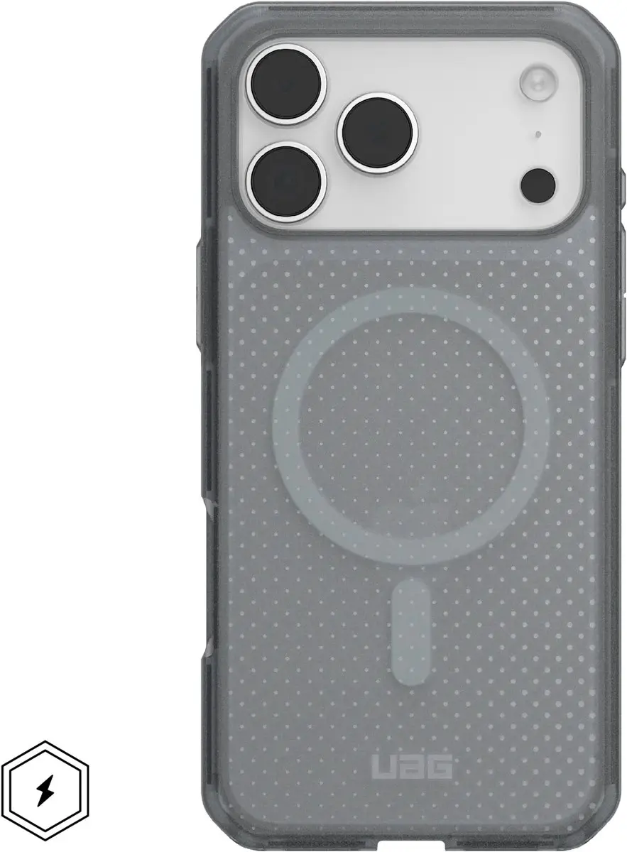 Urban Armor Gear Dot MagSafe Hoesje iPhone 17 Pro Max - 1 Pasje - Zwart - afbeelding 5 van 6