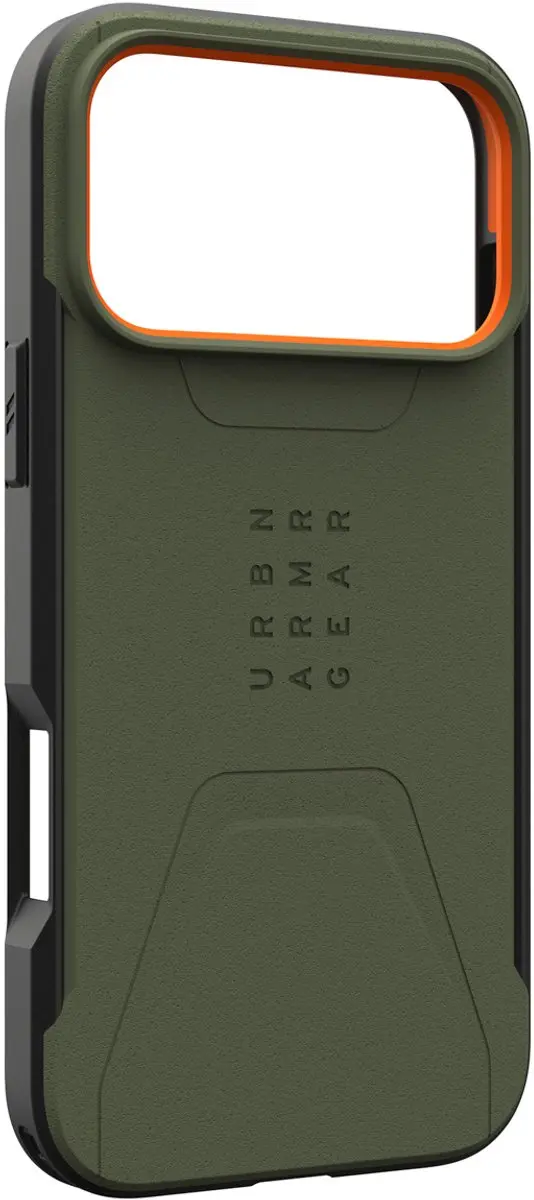 Urban Armor Gear Civilian Magsafe Hoesje iPhone 17 Pro - 840283923050 - Zwart - afbeelding 2 van 6