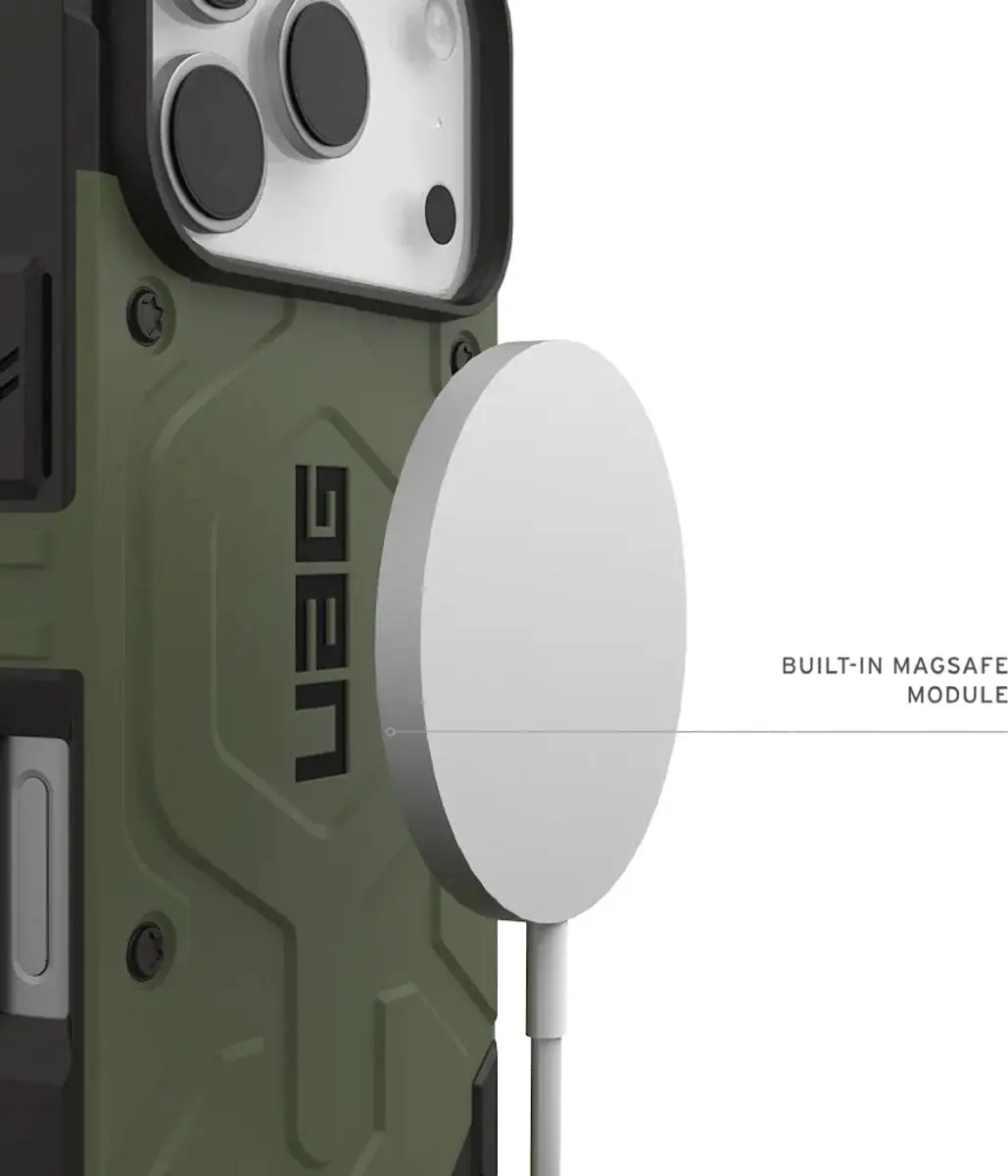 Urban Armor Gear Pathfinder Backcover iPhone 17 Pro - Olive - 114548117272 - afbeelding 5 van 6