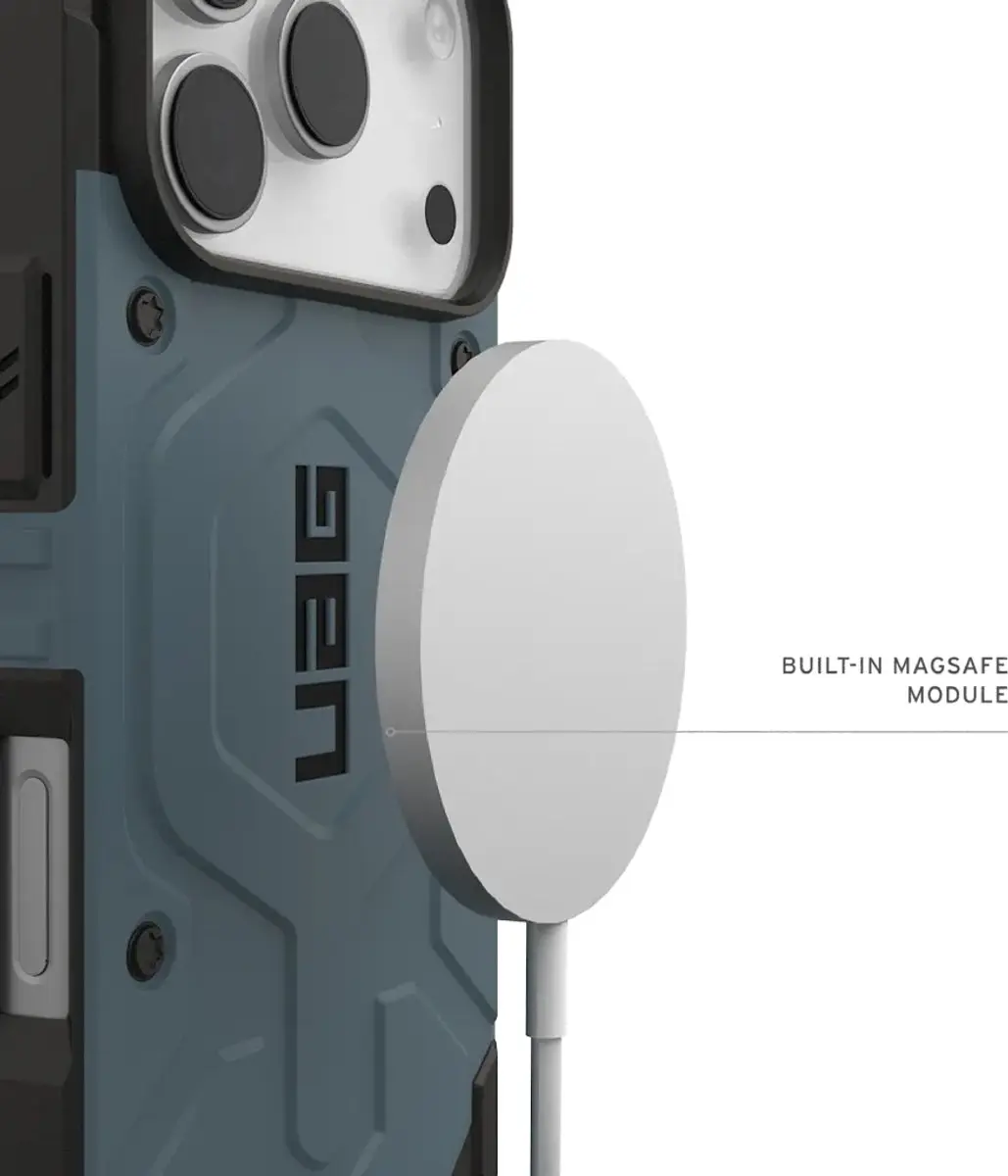 Urban Armor Gear Pathfinder Backcover iPhone 17 Pro 114548114151 - Blauw - afbeelding 5 van 6