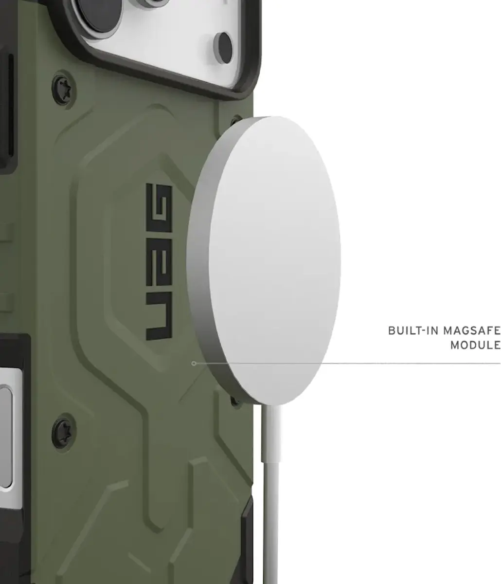 Urban Armor Gear Pathfinder Backcover iPhone 17 Pro Max - 114549117272 - Olive - afbeelding 5 van 6