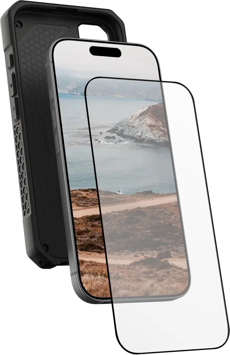 Urban Armor Gear Shield Plus iPhone 17 Screenprotector - afbeelding 6 van 6