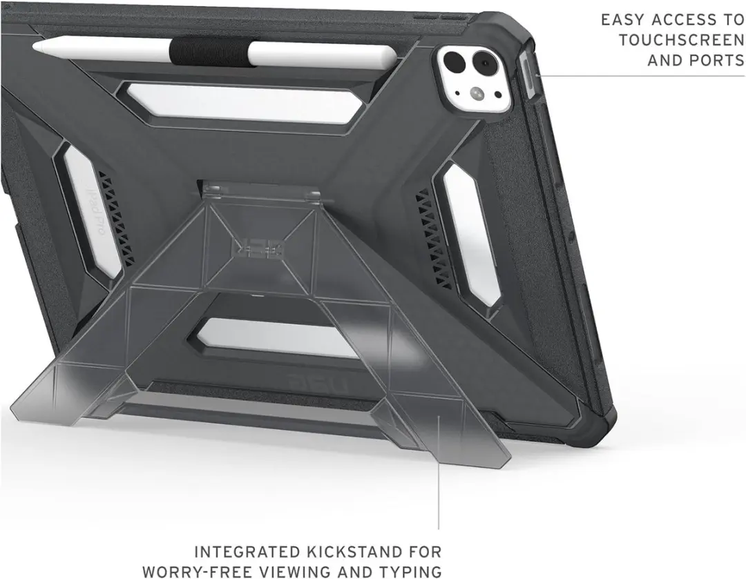 Urban Armor Gear Scout Plus Backcover iPad Pro 11 - Ash - 124491113131 - afbeelding 3 van 6