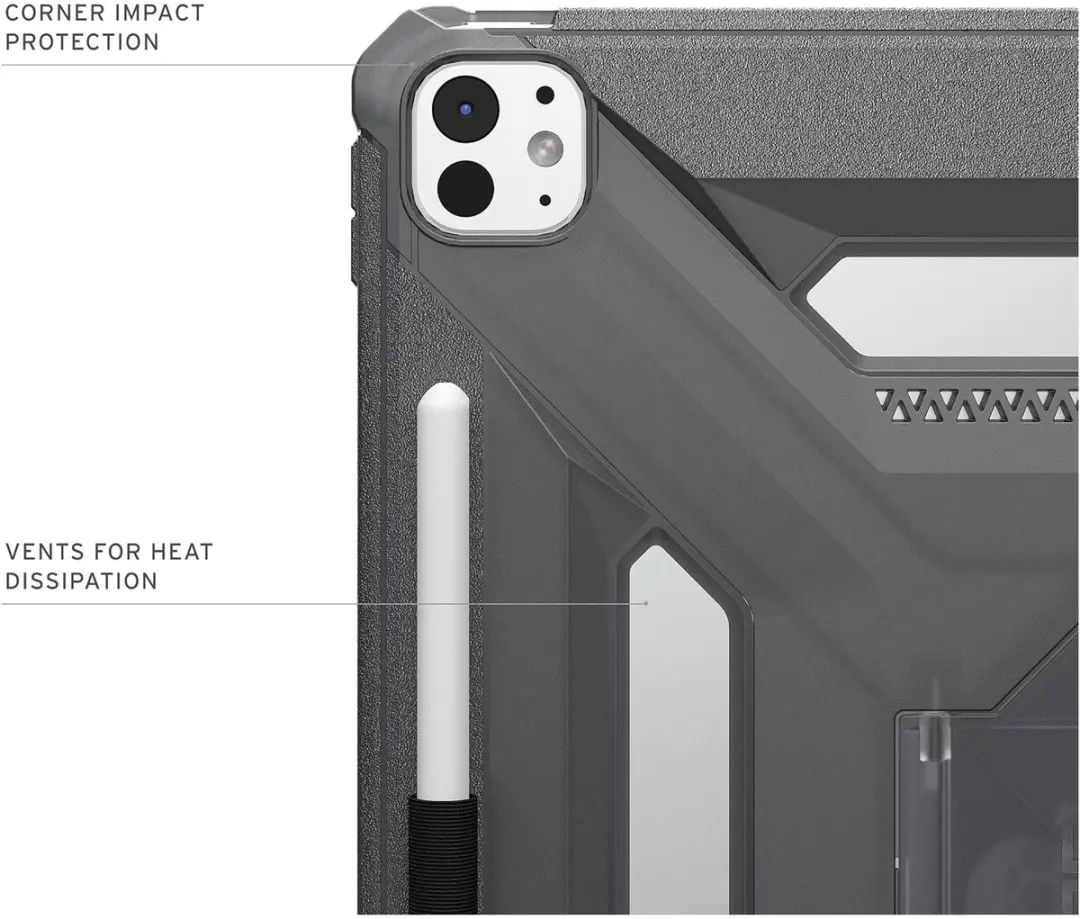 Urban Armor Gear Scout Plus Backcover iPad Pro 13 2024/2025 - Ash - afbeelding 4 van 6
