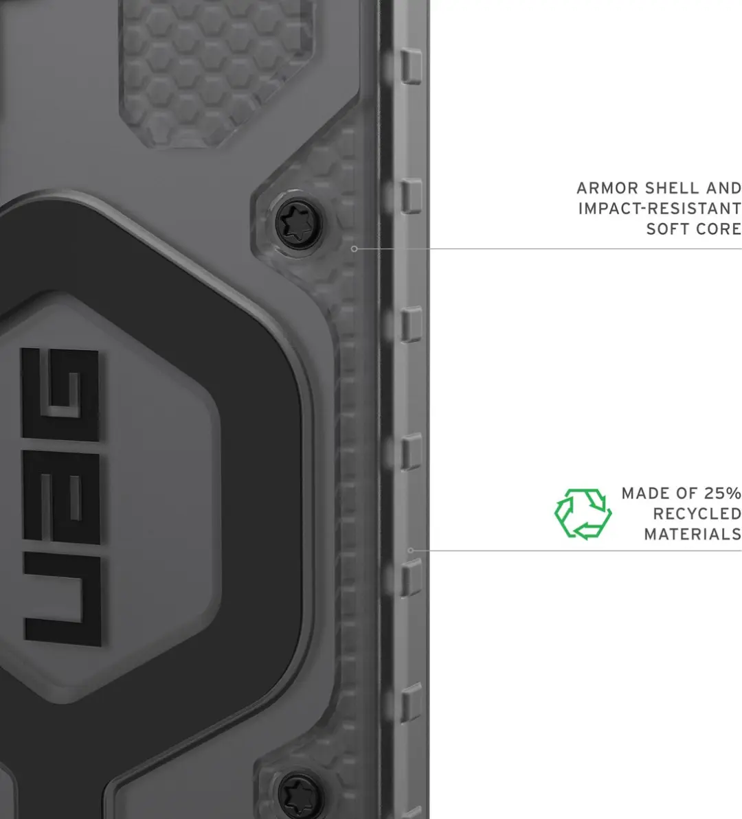 Urban Armor Gear Pathfinder Backcover S26 - Zwart - 214528113140 - afbeelding 5 van 6