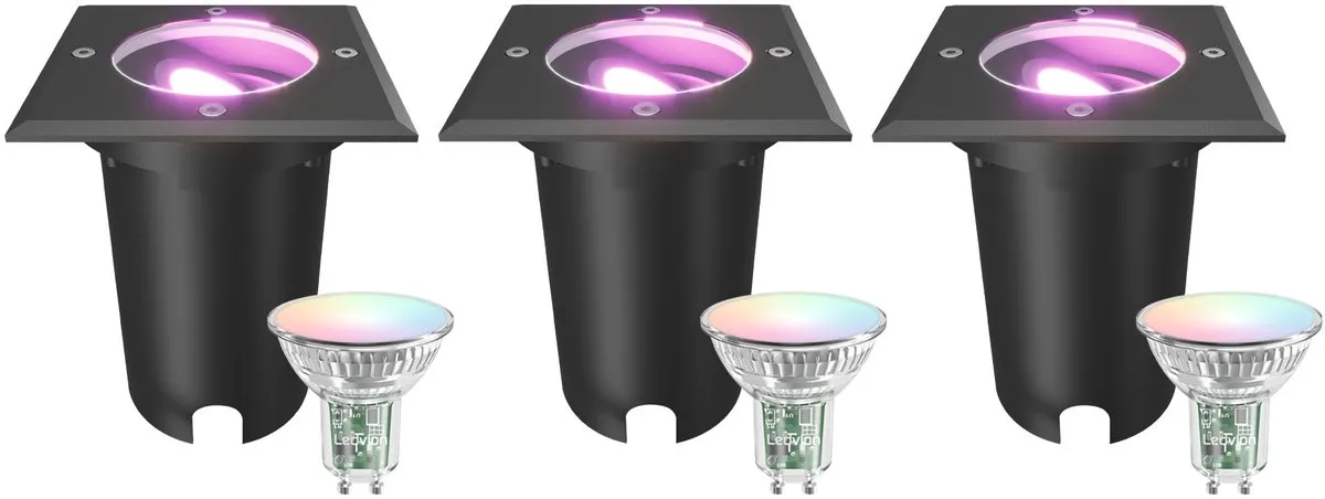 Ledvion Smart LED Grondspot 4,9W RGB+CCT