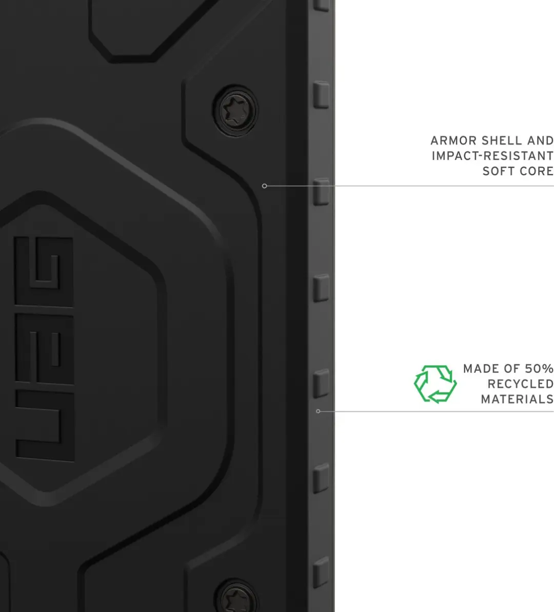 Urban Armor Gear Pathfinder Backcover S26+ - Zwart - afbeelding 5 van 6