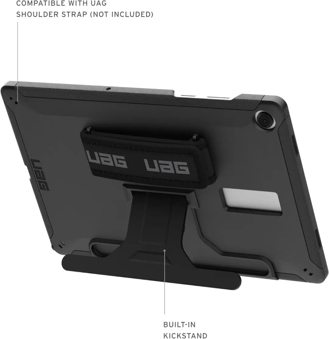 Urban Armor Gear Scout Backcover Galaxy Tab A9/A11 Plus - Zwart - afbeelding 5 van 6