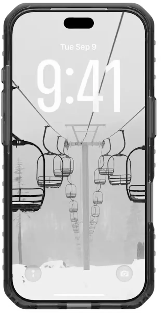 Urban Armor Gear Plyo LT Backcover iPhone 18/17 Pro - Ash Black - MPN 114593113140 - afbeelding 2 van 2