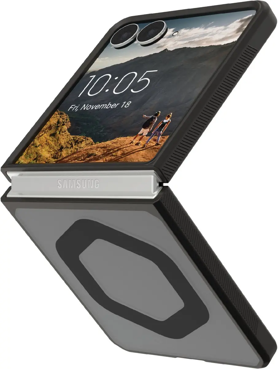 Urban Armor Gear Mouve Magnetic Backcover 214561113131 - Samsung Galaxy Z Flip8 - Grijs - afbeelding 2 van 6