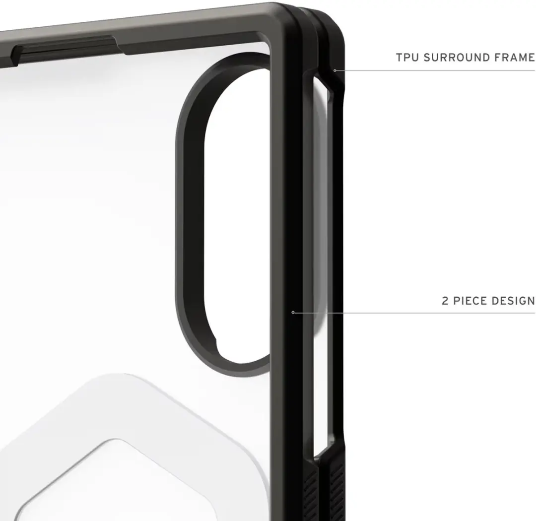 Urban Armor Gear Mouve Magnetic Backcover Samsung Galaxy Z Fold8 - Grijs - afbeelding 5 van 6