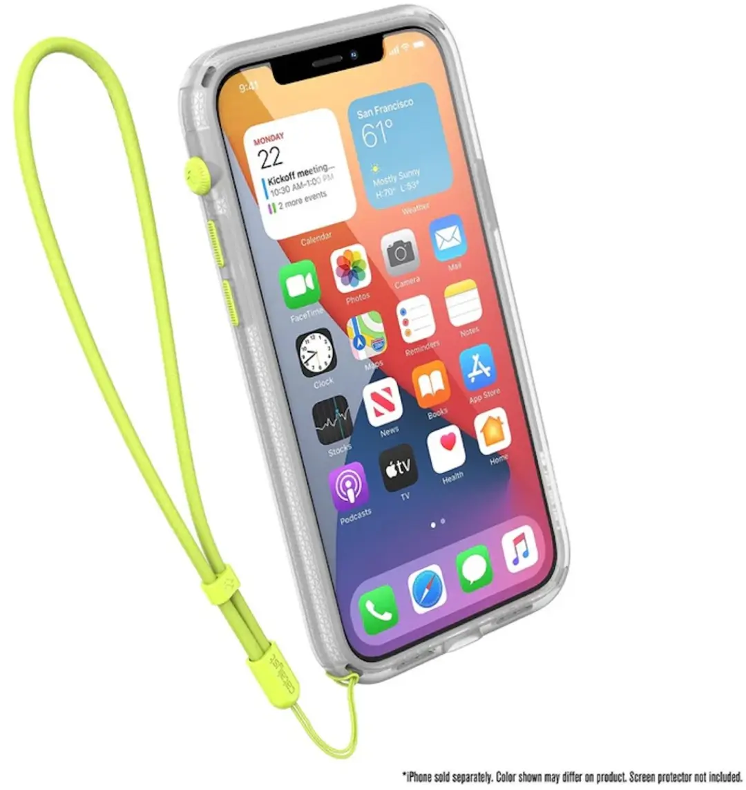 Catalyst Colored Lanyard & Buttons Neon Yellow