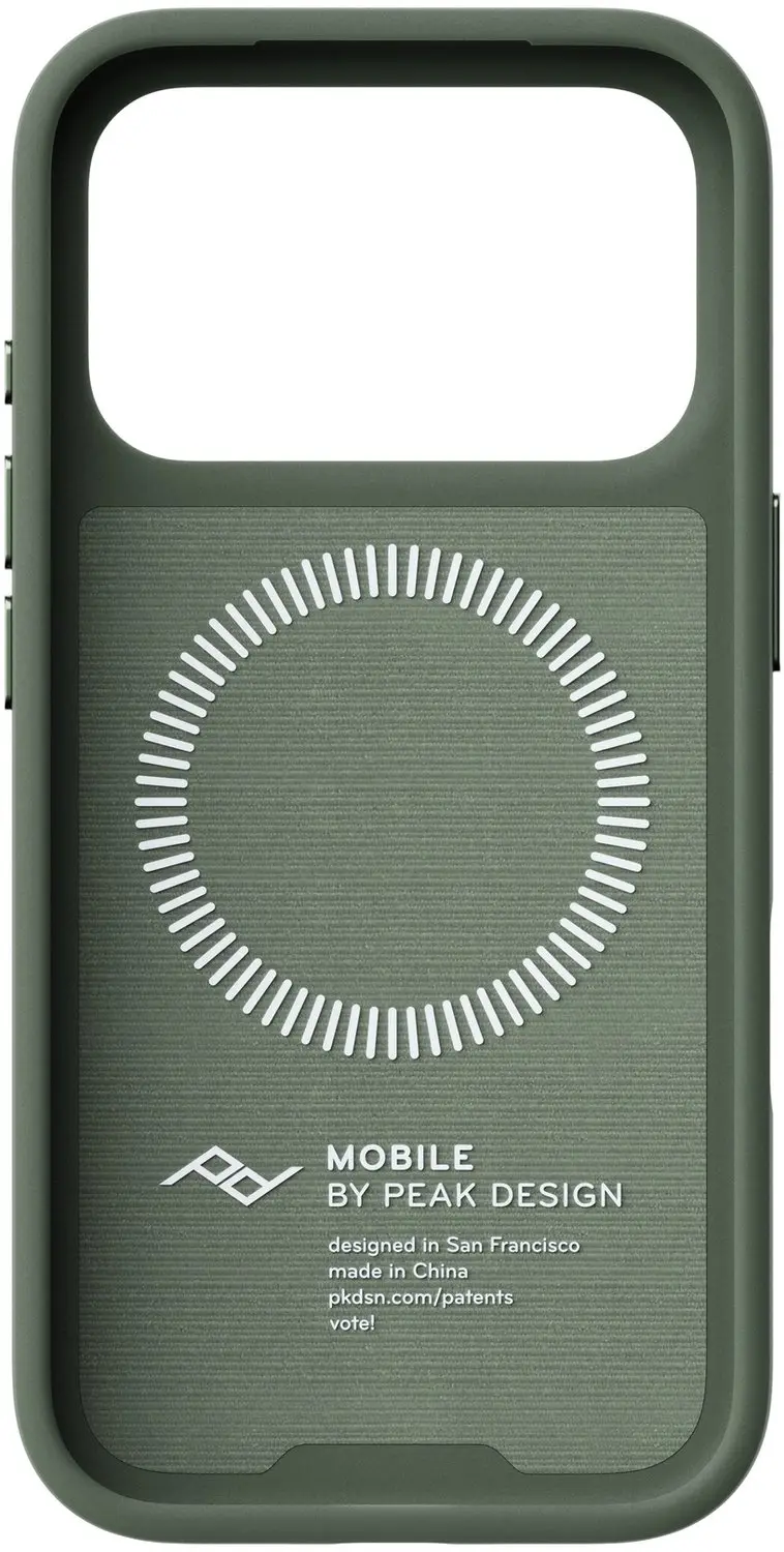 Peak Design Mobile Everyday Case iPhone 18 Pro Sage - afbeelding 2 van 2
