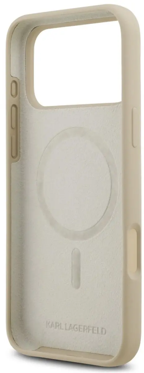 Karl Lagerfeld Siliconen Hoesje iPhone 17 Pro Max - Zwart - afbeelding 6 van 6