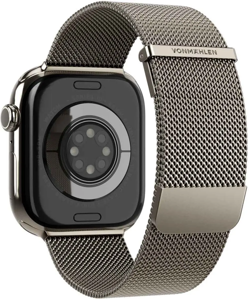 Vonmählen Milanese Loop 2 Apple Watch Band - 44/45/46/49mm Desert Sand - afbeelding 2 van 6