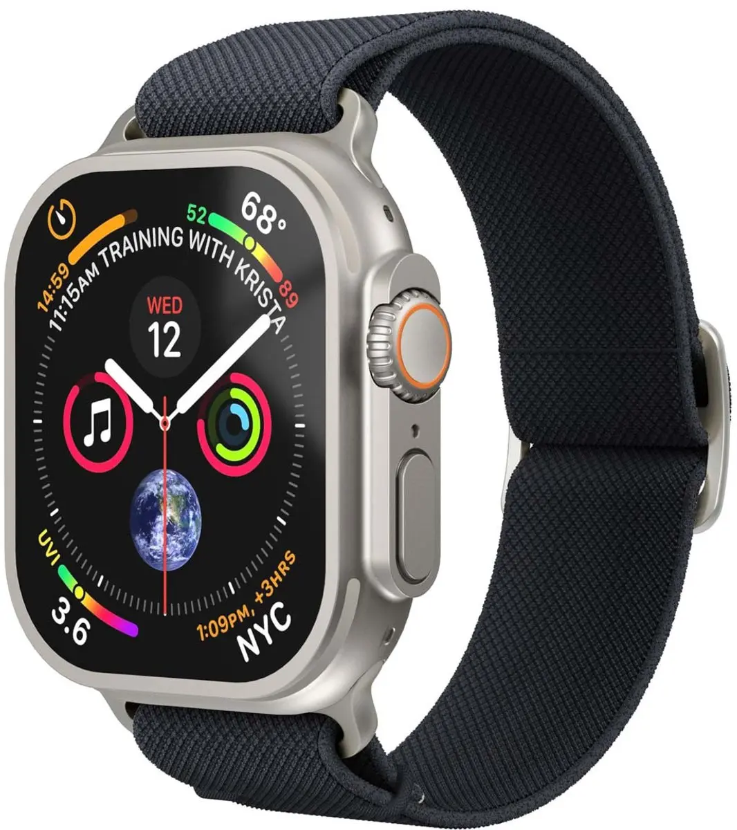 Vonmählen Classic Nylon Loop Bandje Apple Watch