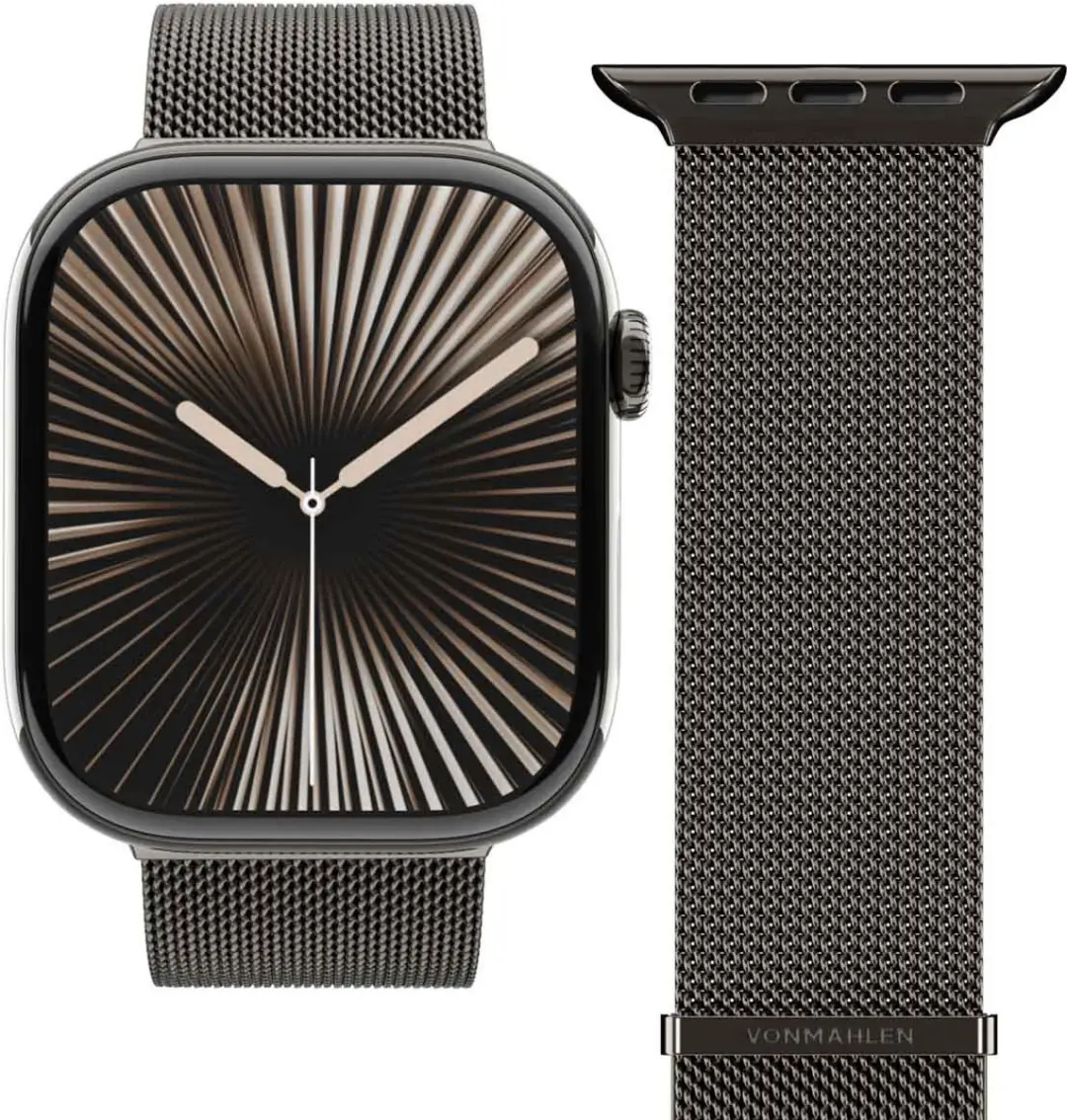 Vonmählen Milanese Loop 2 Apple Watch Band - Granite Gray - afbeelding 4 van 6